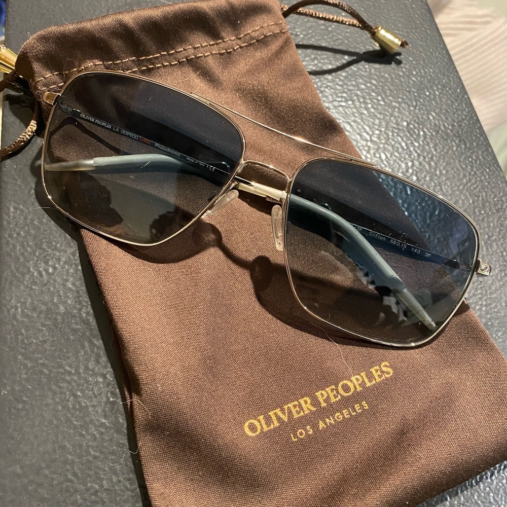 Oliver people’s sunglasses blue ombré lenses